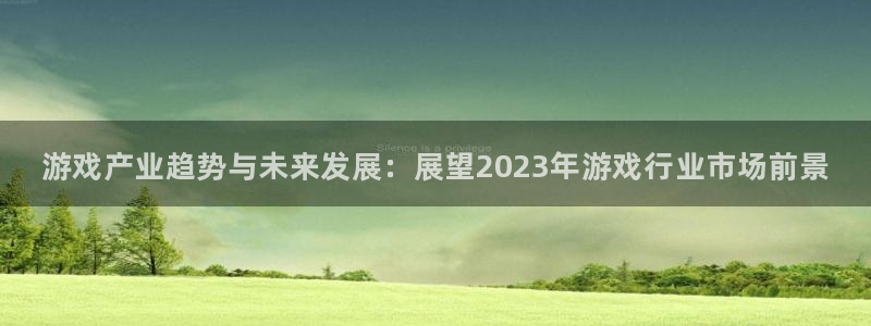 多彩娱乐登录地址：游戏产业趋势与未来发展：展望2023年游戏