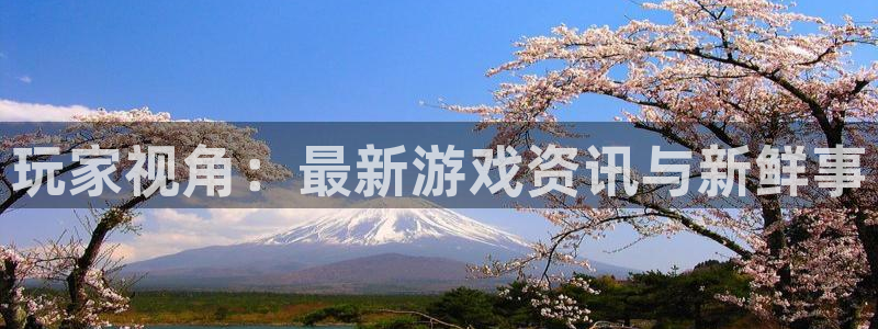 多彩娱乐登陆测速：玩家视角：最新游戏资讯与新鲜事